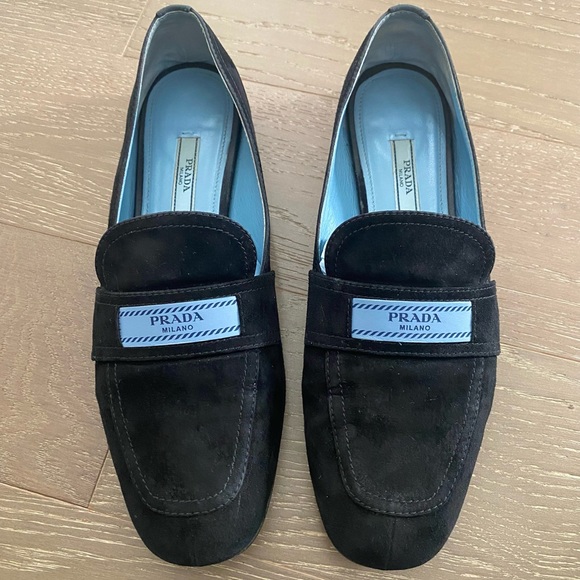 Prada Suede Leather Loafers - Picture 5 of 6